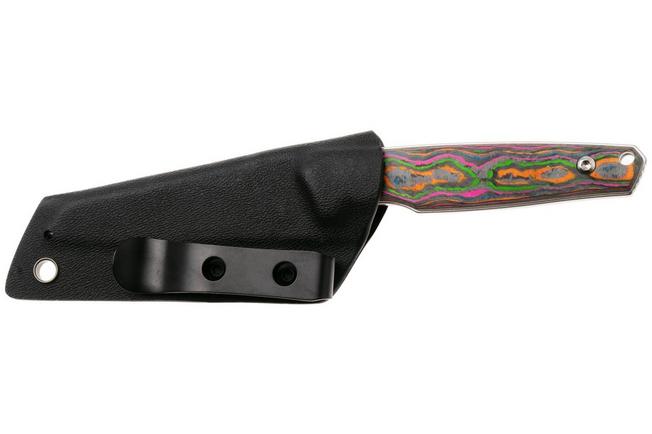 Afbeelding voor Kansept Parr G011A3 Blackwashed CPM-S35VN, 80S Camo Carbon Fiber vaststaand mes, Jonathan Styles design