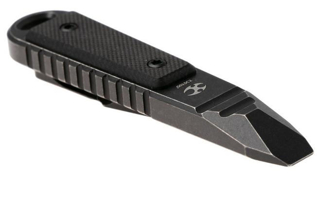 Immagine per Kansept Kursor G015C2 Blackwash Titanium, Black G10 Inlay, piede di  porco, design di Justin Koch
