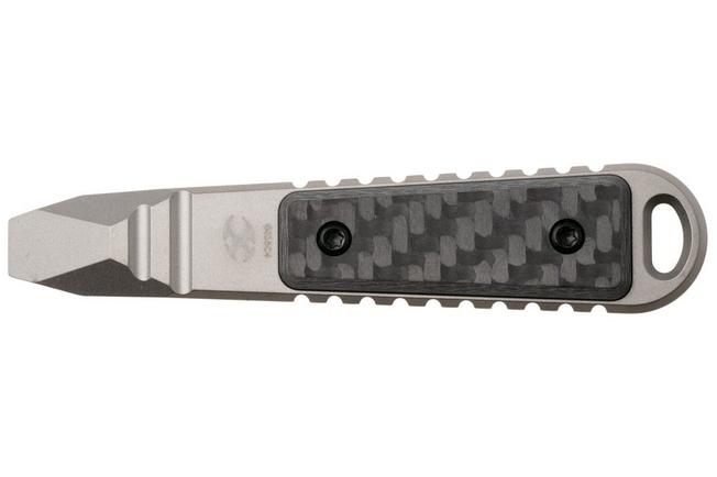 Immagine per Kansept Kursor G015C4 Blackwash Titanium, Twill Carbon Fiber Inlay, piede di  porco, design di Justin Koch
