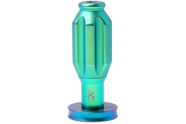 Image pour Kansept EDC Bit Driver Drive-R-Saurus G018P2 Titanium, Blue Anodized, tournevis, Jesse Pauley design