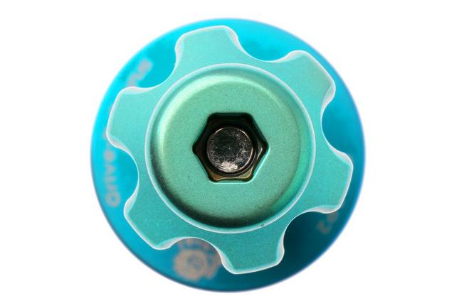 Image pour Kansept EDC Bit Driver Drive-R-Saurus G018P2 Titanium, Blue Anodized, tournevis, Jesse Pauley design