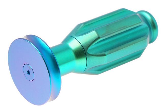 Image pour Kansept EDC Bit Driver Drive-R-Saurus G018P2 Titanium, Blue Anodized, tournevis, Jesse Pauley design