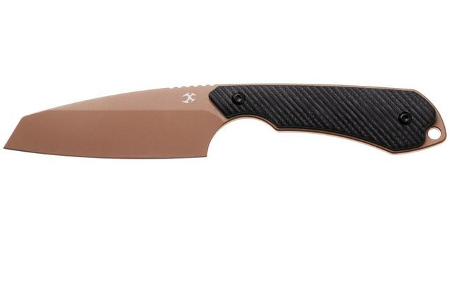 Afbeelding voor Kansept Valk G019A1 Rose Gold Nitro V, Black G10 vaststaand mes, Greg Schob design