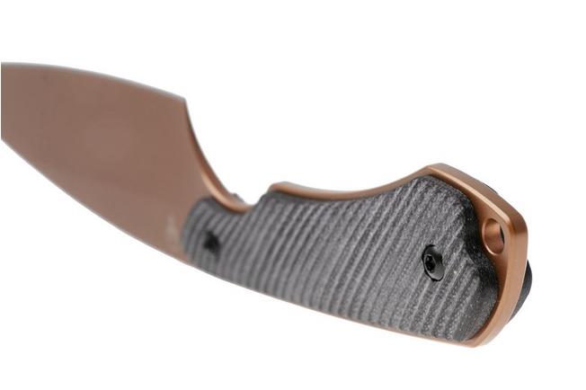 Afbeelding voor Kansept Valk G019A1 Rose Gold Nitro V, Black G10 vaststaand mes, Greg Schob design