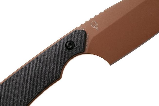 Afbeelding voor Kansept Valk G019A1 Rose Gold Nitro V, Black G10 vaststaand mes, Greg Schob design
