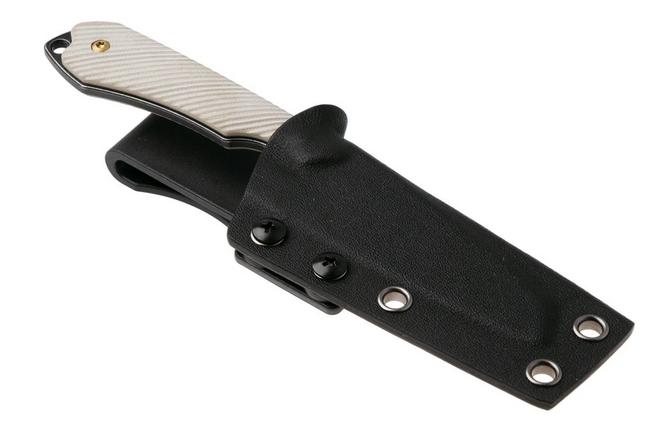 Afbeelding voor Kansept Valk G019A2 Blackwashed Nitro V, Light Sand G10 vaststaand mes, Greg Schob design