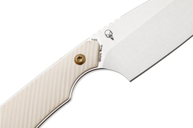 Afbeelding voor Kansept Valk G019A3 Stonewashed Nitro V, Ivory G10 vaststaand mes, Greg Schob design