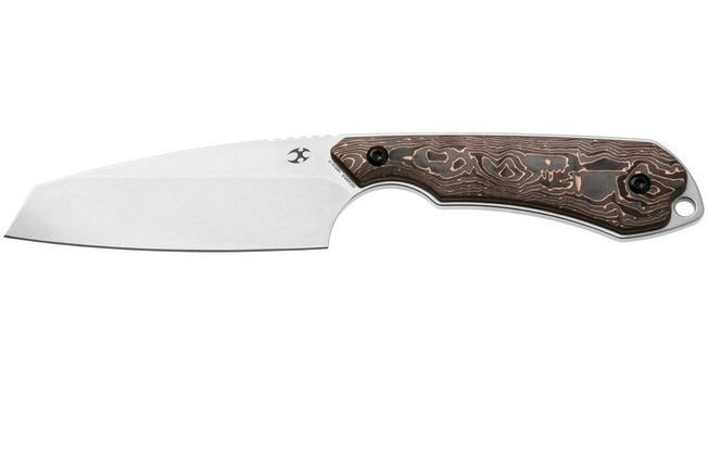 Afbeelding voor Kansept Valk G019A5 Stonewashed Nitro V, Copper Carbon Fiber vaststaand mes, Greg Schob design