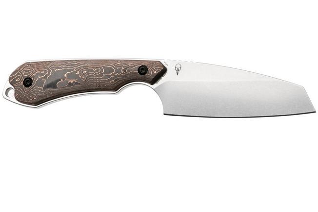 Afbeelding voor Kansept Valk G019A5 Stonewashed Nitro V, Copper Carbon Fiber vaststaand mes, Greg Schob design