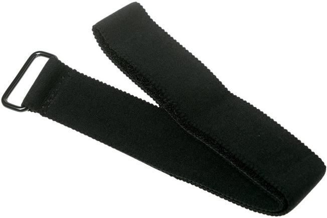 Sangle jambe ceinture pantalon jambe clip 2 pièces 35 * 5 cm noir