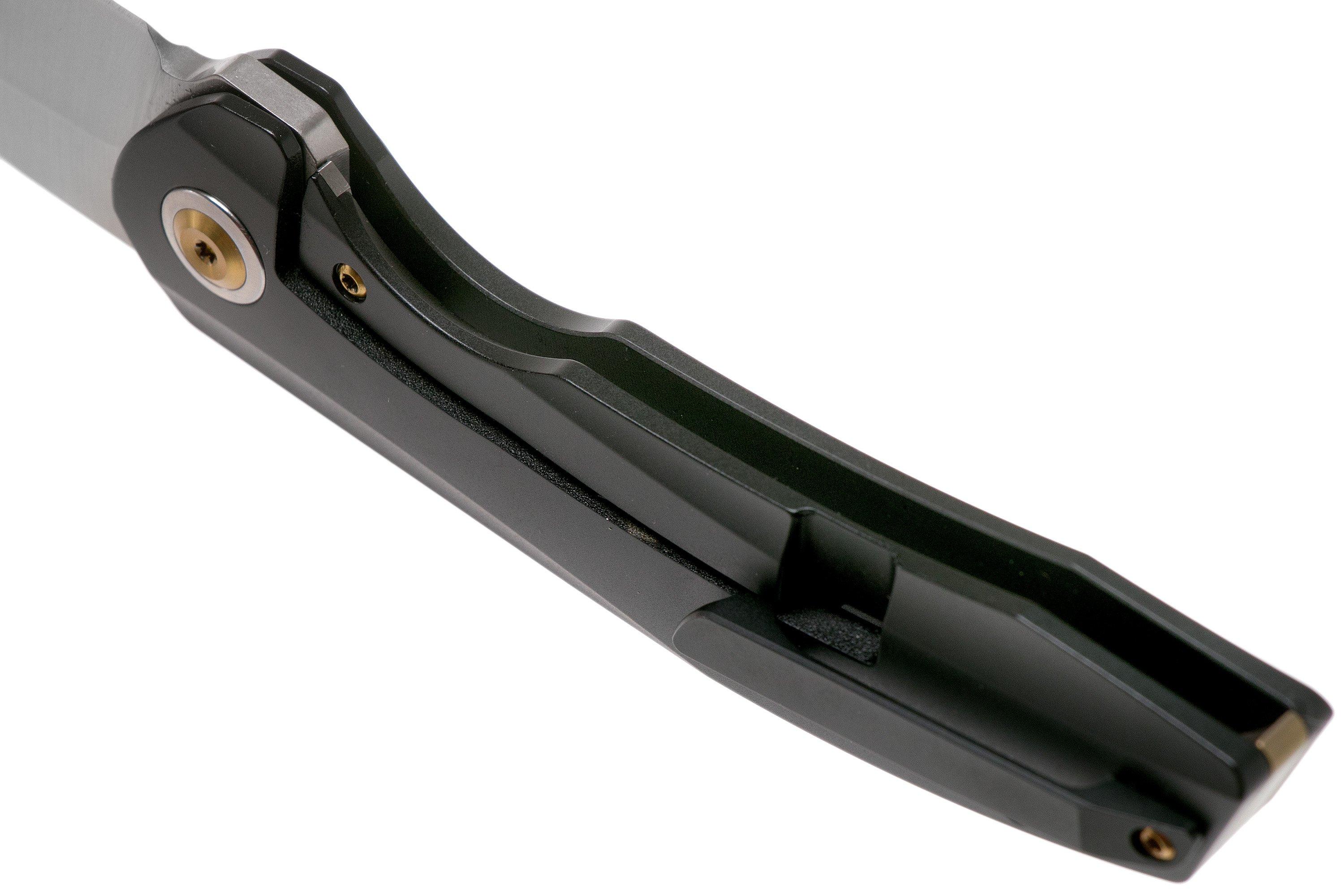 Kansept Accipiter K1007A5 Black Titanium, Copper Inlay couteau de poche ...