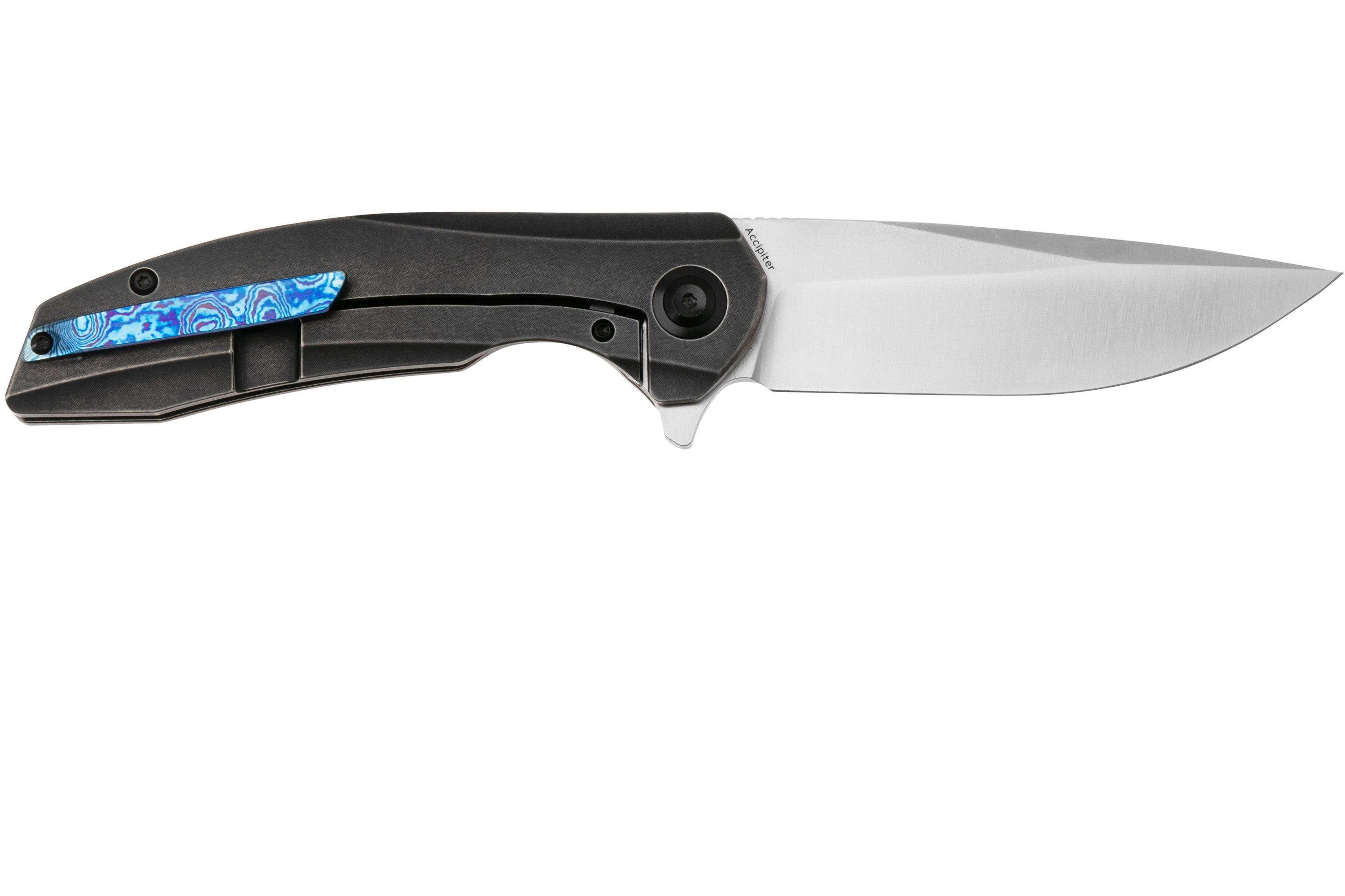 Kansept Accipiter K1007E3 Satin CPM S35VN, Blackwashed