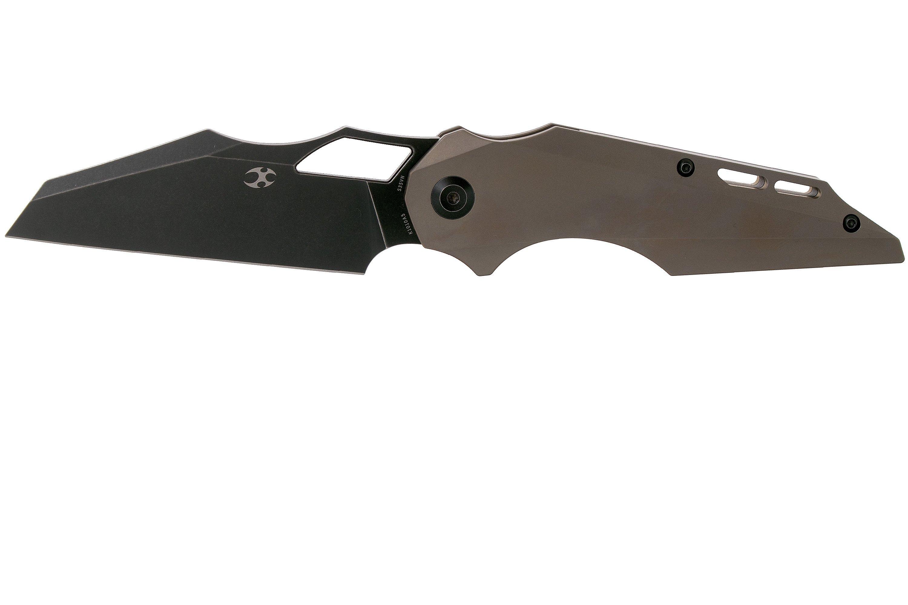 Kansept Genesis K1010A5 Bronze Titanium pocket knife, Jelly Jerry