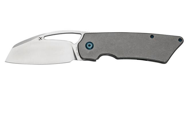 Real Steel Luna, Titanium Blue Camo 7001TC-BC slipjoint pocket