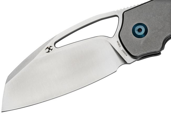 Real Steel Luna, Titanium Blue Camo 7001TC-BC slipjoint pocket