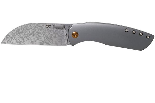 Imagen para Kansept Convict K1023D1 Damascus, Titanium navaja, Chris Conaway design