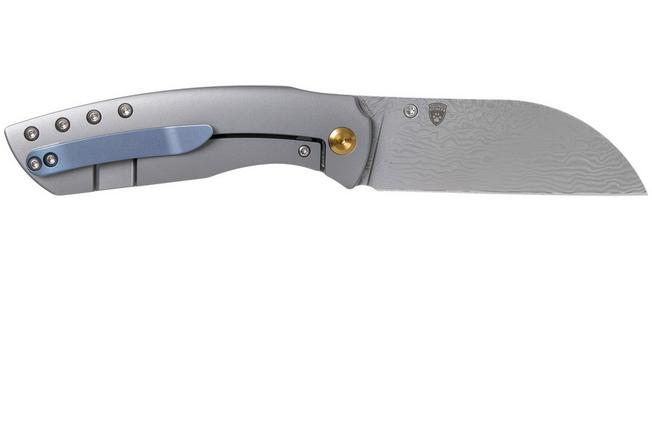 Imagen para Kansept Convict K1023D1 Damascus, Titanium navaja, Chris Conaway design