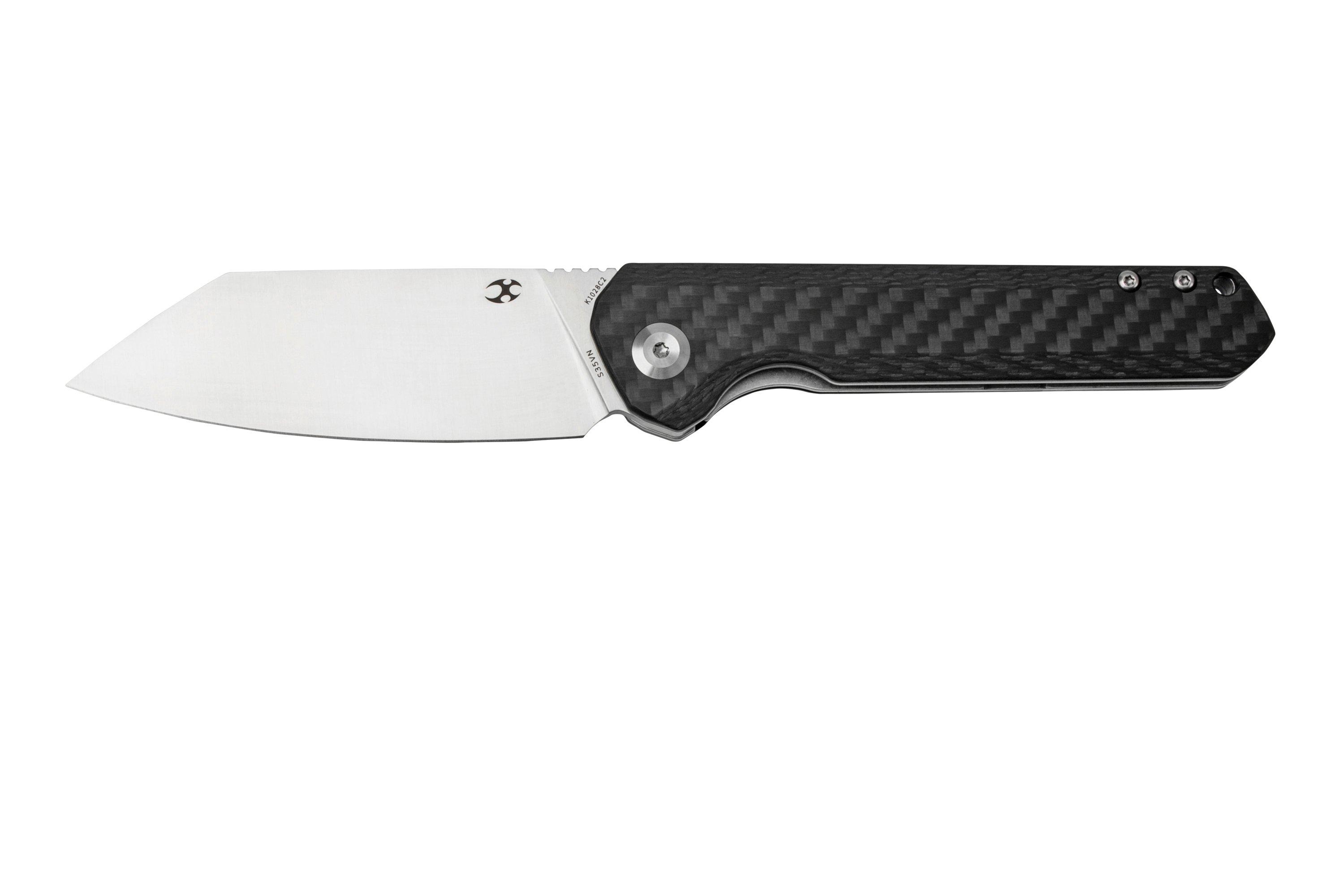 Kimnee様 Kansept Bulldozer K1028C2 Satin, Carbon fibre pocket knife, Kim