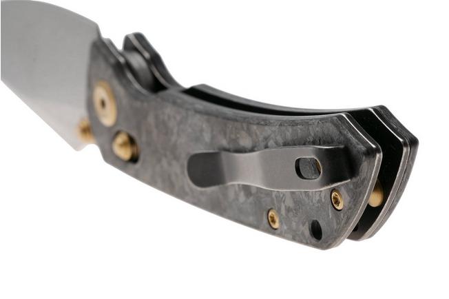 Afbeelding voor Kansept Fenrir K1034V1 Damascus, Shred Carbon Fiber, zakmes, Greg Schob design