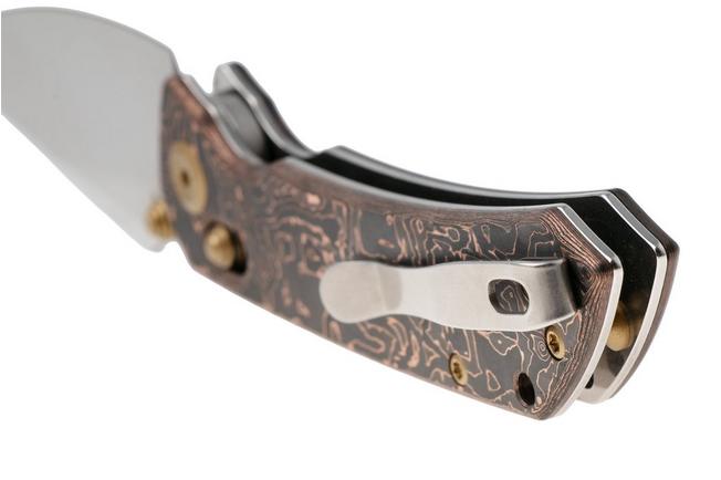 Afbeelding voor Kansept Fenrir K1034V3 Stonewashed CPM S35VN, Copper Carbon Fiber, zakmes, Greg Schob design