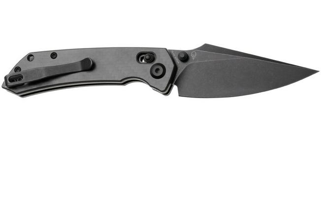 Afbeelding voor Kansept Fenrir K1034V5 Stonewashed CPM S35VN, Twill Carbon Fiber, zakmes, Greg Schob design