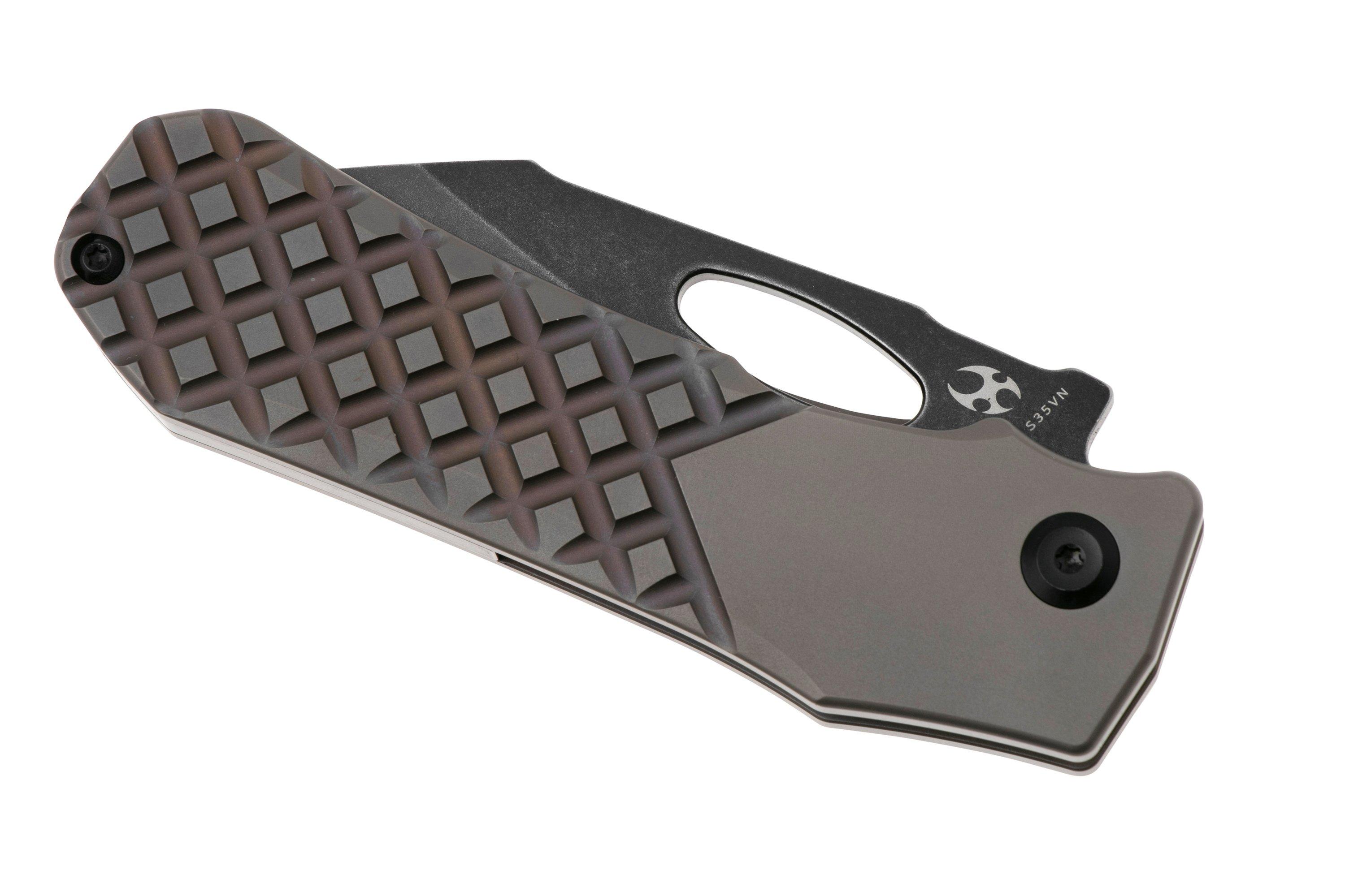 エブリデイ Kansept Loki K1058B4, Blackwashed CPM S35VN, Bronzed Frag