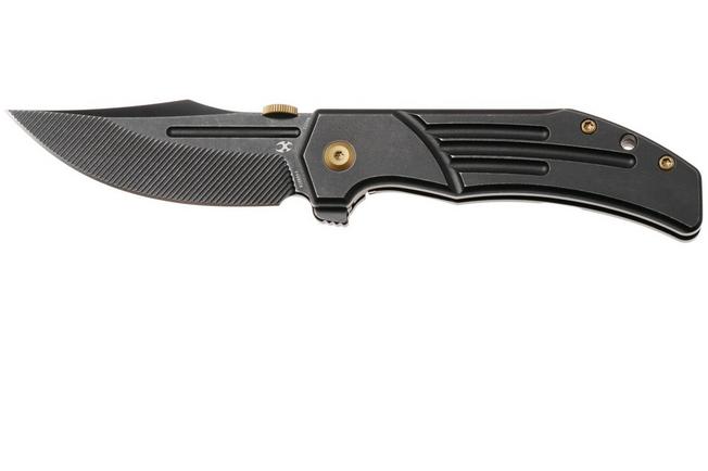 Afbeelding voor Kansept Orion K1089A4, Milled Blackwashed CPM S35VN, Blackwashed Titanium zakmes, JB Stout design