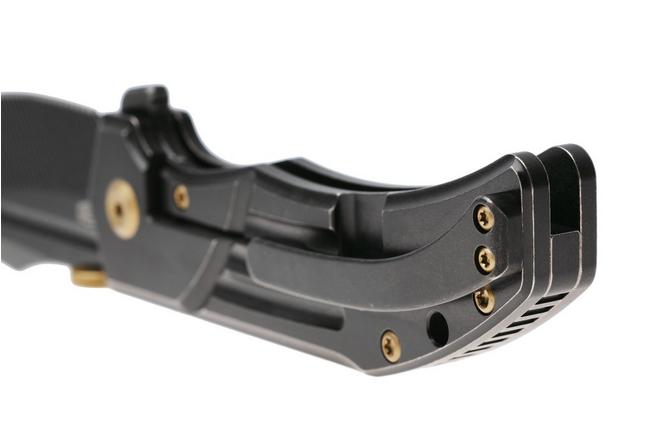 Afbeelding voor Kansept Orion K1089A4, Milled Blackwashed CPM S35VN, Blackwashed Titanium zakmes, JB Stout design