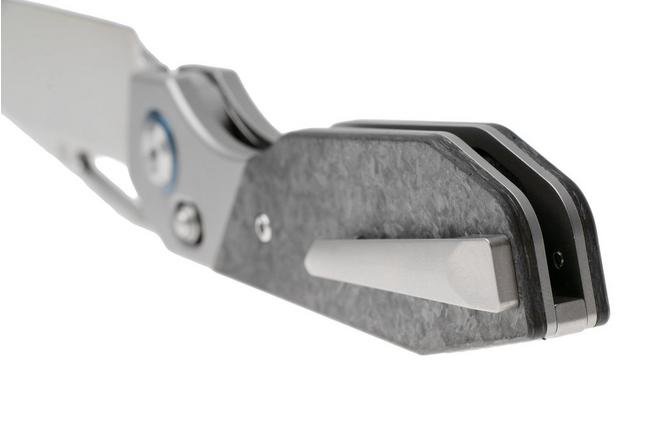 Immagine per Kansept QTRO K1118VA3 Stonewashed Elmax, Beadblasted Titanium, Copper Carbon Fiber Inlay, coltellino tascabile, design di Luft Concepts