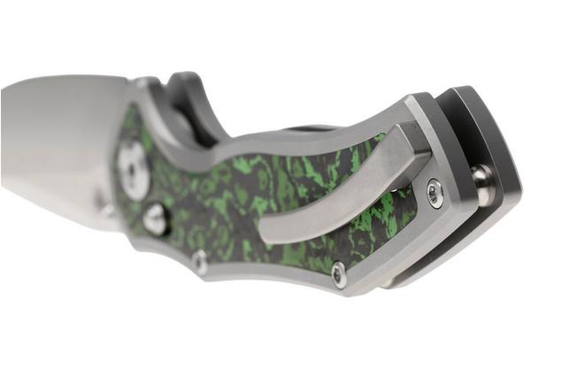 Afbeelding voor Kansept Apollo K2107V1, Stonewashed  CPM S35VN, Grey Titanium, Jungle Carbon Fiber zakmes, Jeandre Mostert design