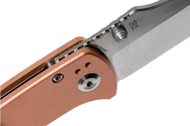 Otter Mercator 10-736 RG Large Brass Carbon Pocket clip, pocket