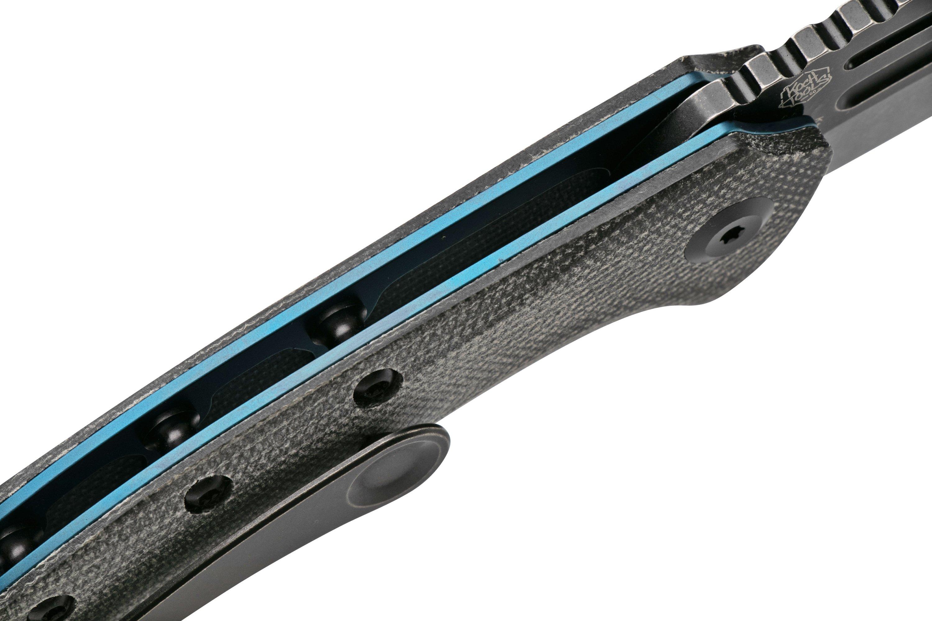 Kansept KTC3, T1031B1 Black, Black Micarta pocket knife, Justin Koch