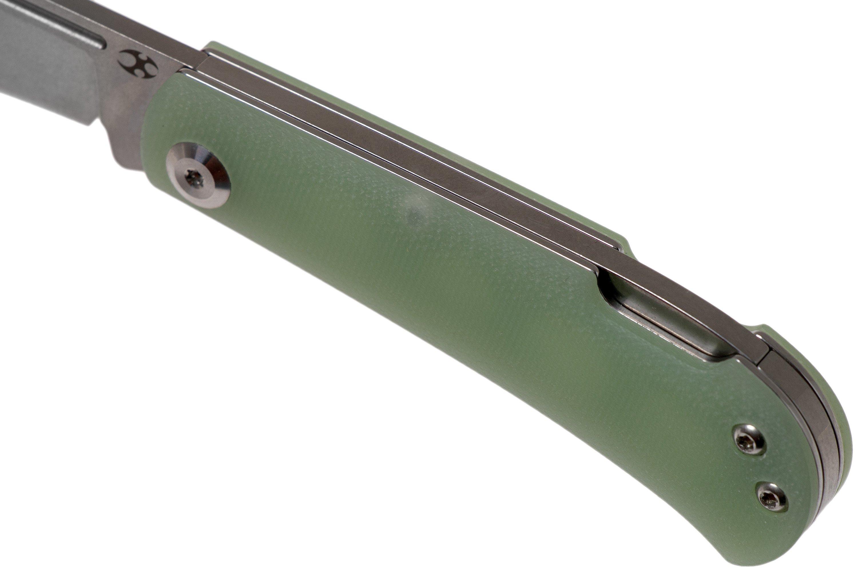 Kansept Wedge T2026B6 Natural G10 pocket knife, Nick Swan design