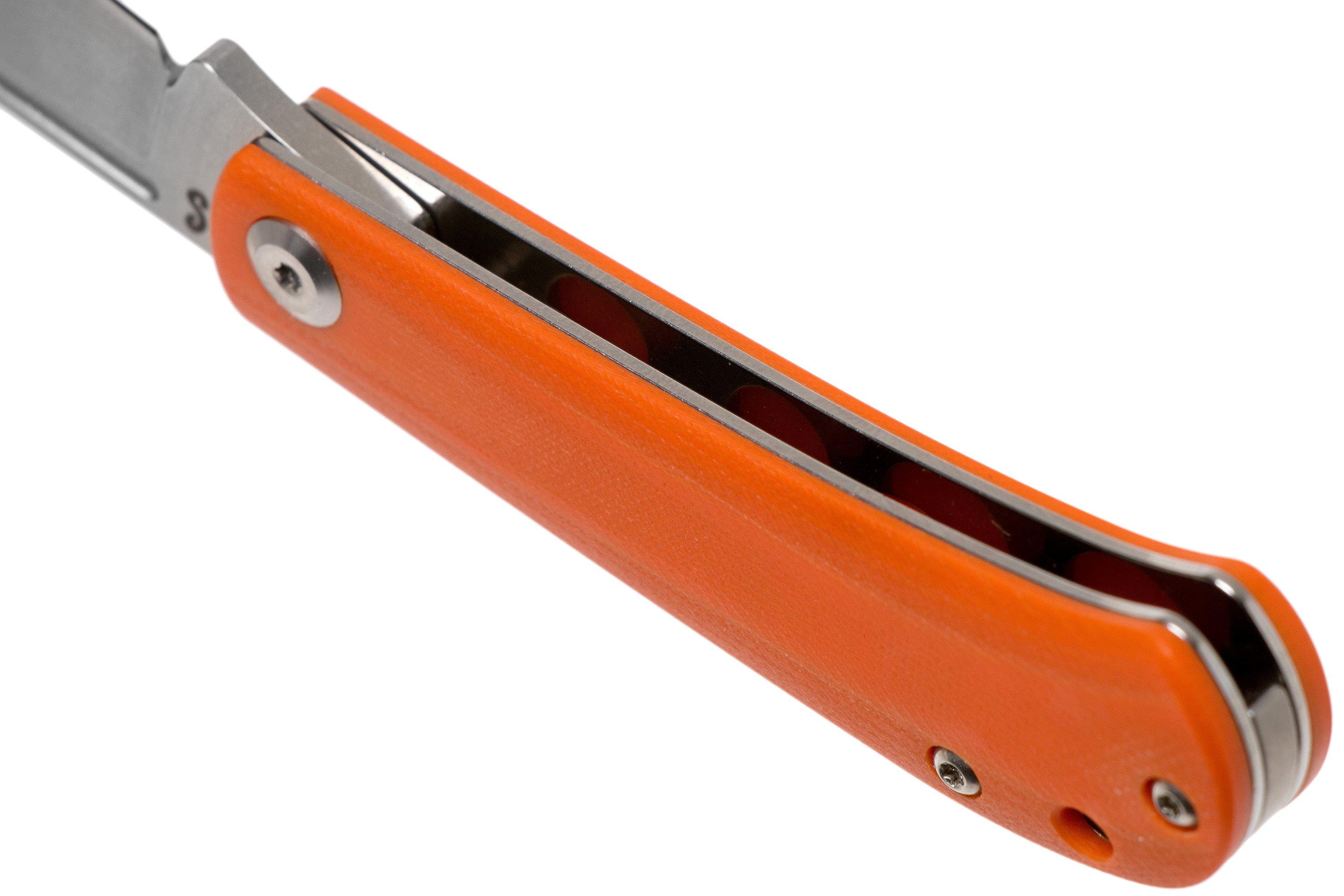 Kansept Bevy T2026S8 Orange G10 pocket knife, Nick Swan design Advantageously shopping at