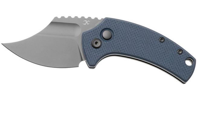 Afbeelding voor Kansept Wasp T2144F1 Gray TiCN 154CM, Light Gray G10, zakmes, Koch Tools design