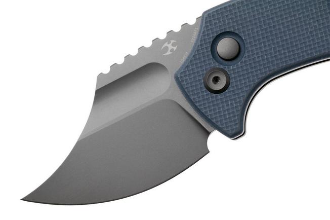 Afbeelding voor Kansept Wasp T2144F1 Gray TiCN 154CM, Light Gray G10, zakmes, Koch Tools design