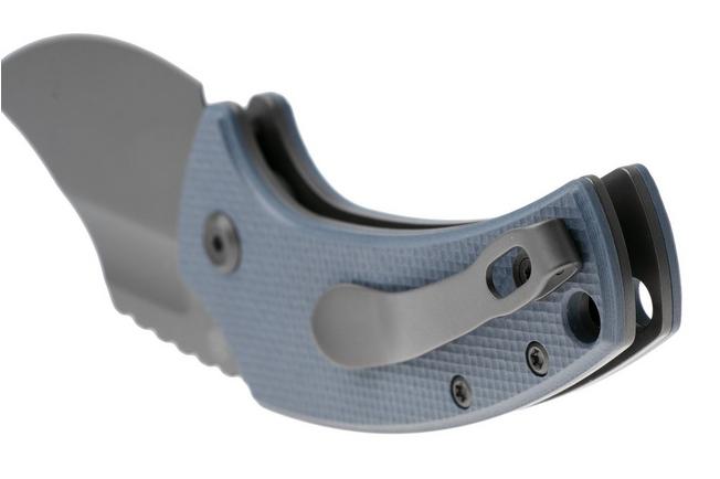 Afbeelding voor Kansept Wasp T2144F1 Gray TiCN 154CM, Light Gray G10, zakmes, Koch Tools design
