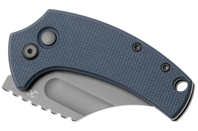 Afbeelding voor Kansept Wasp T2144F1 Gray TiCN 154CM, Light Gray G10, zakmes, Koch Tools design
