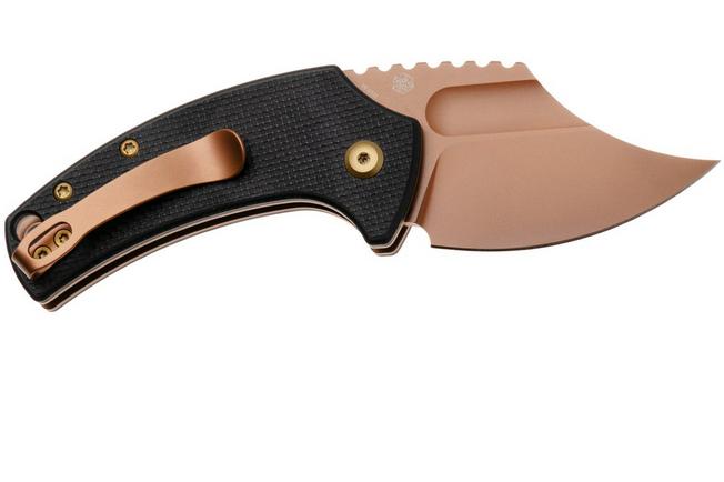 Afbeelding voor Kansept Wasp T2144F3 Rose Gold 154CM, Black G10, zakmes, Koch Tools design