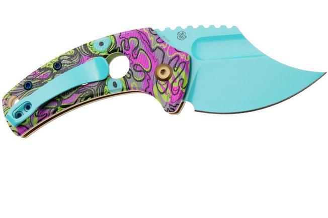 Afbeelding voor Kansept Wasp T2144F5 Light Blue 154CM, Jade G10 Purple Undead, zakmes, Koch Tools design