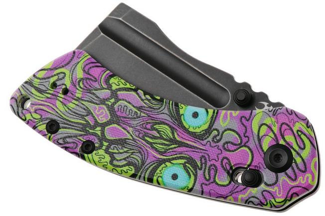 Afbeelding voor Kansept Korvid V TE2030V5, Blackwashed D2, Purple Undead Jade G10 zakmes, Justin Koch design