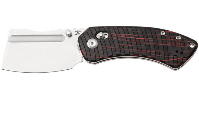 Afbeelding voor Kansept Korvid V TE2030V6, Stonewashed D2, Red/Black G-mascus zakmes, Justin Koch design