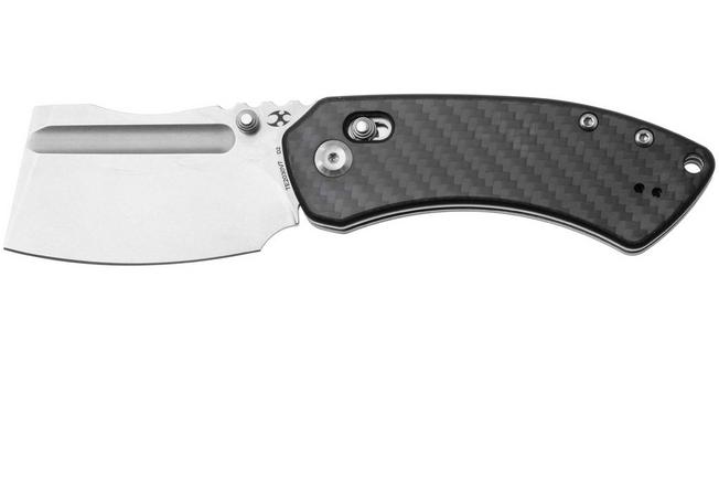 Afbeelding voor Kansept Korvid V TE2030V7, Stonewashed D2, Twill Carbon Fiber / G10 zakmes, Justin Koch design