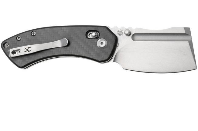 Afbeelding voor Kansept Korvid V TE2030V7, Stonewashed D2, Twill Carbon Fiber / G10 zakmes, Justin Koch design