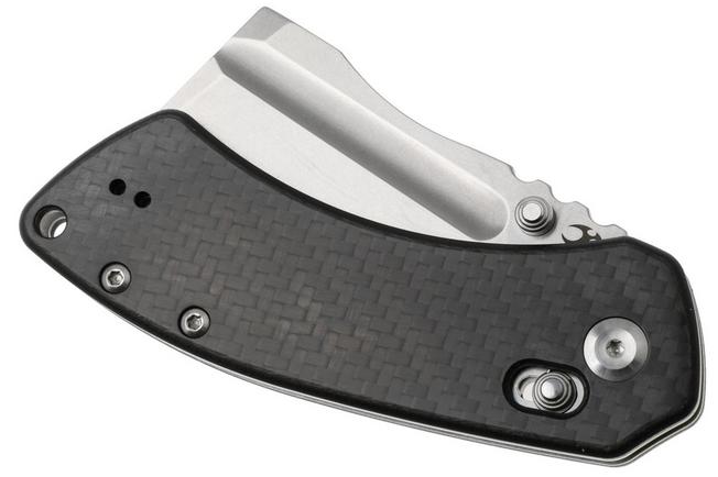 Afbeelding voor Kansept Korvid V TE2030V7, Stonewashed D2, Twill Carbon Fiber / G10 zakmes, Justin Koch design