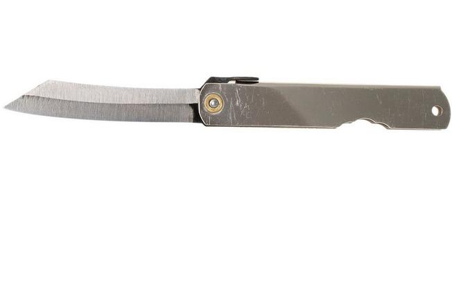 Couteau japonais Fuji higonokami lame acier carbone fabircation artisanale  - Escale Sensorielle