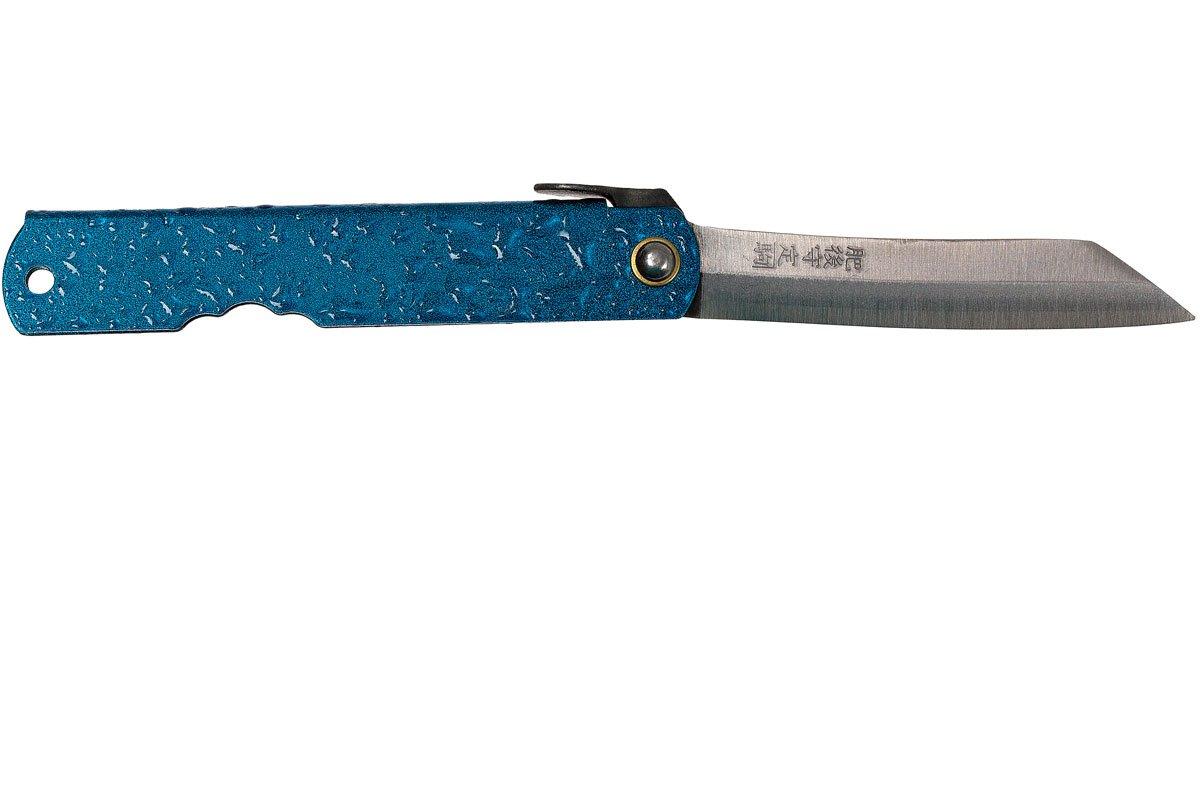 Higonokami pocket knife 7,3 cm HIGO28, Blue paper steel