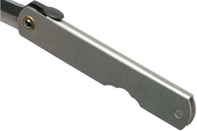 Image for Higonokami pocket knife 7.3 cm HIGOC10, Blue paper steel, Silver Matte Steel