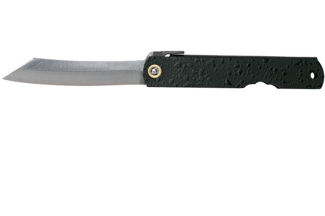Image for Higonokami pocket knife 7.3 cm HIGOC5, Blue paper steel, Matte Black Textured Handle