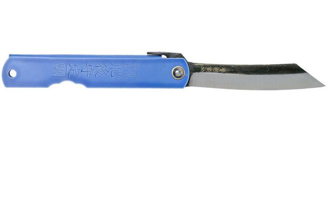 Image for Higonokami pocket knife 7.3 cm HIGOC7B, Blue paper steel, Blue Enamel